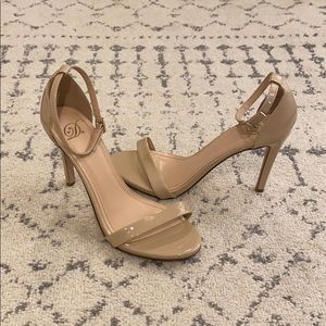 Patent Nude Heels